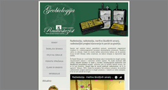 Desktop Screenshot of geobiologija.net