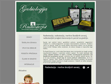Tablet Screenshot of geobiologija.net